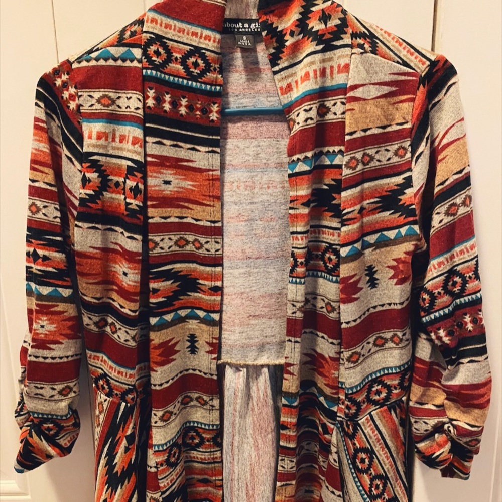 Knee-Length Bohemian Kimono